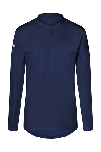 Bluza kucharska damska, rozmiar L, ciemnoniebieska | KARLOWSKY, Performance