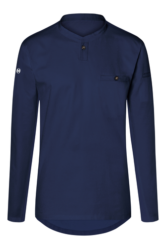 Bluza kucharska męska, rozmiar XL, ciemnoniebieska | KARLOWSKY, Performance
