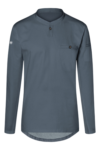 Bluza kucharska męska, rozmiar XS, antracyt | KARLOWSKY, Performance