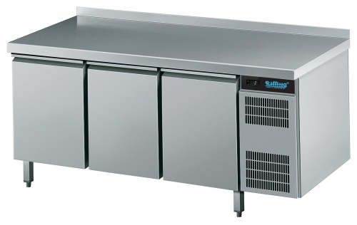 Stół mroźniczy, 3-drzwiowy, GN 1/1, z agregatem, blat, 0,75 kW, 1725x700x850 mm | RILLING, ATK EK731 1601