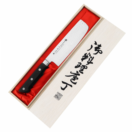 Nóż Nakiri 160 mm w drewnianym pudełku | SATAKE, Noushu