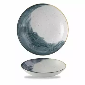 Miska coupe 248 mm, 1,136 l | CHURCHILL, Stonecast Accents Blueberry