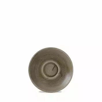 Spodek do filiżanki 118 mm | CHURCHILL, Stonecast Patina Antique Taupe