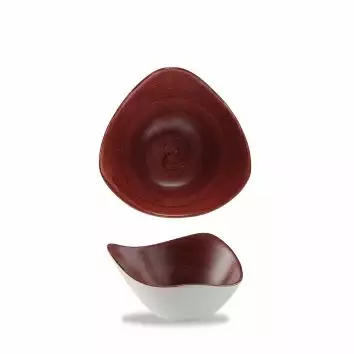 Miska trójkątna 153 mm, 0,26 l | CHURCHILL, Stonecast Patina Red Rust