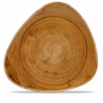 Talerz płytki trójkątny 311 mm | CHURCHILL, Stonecast Patina Vintage Copper