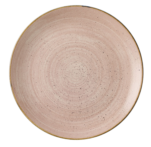 Talerz płytki coupe 260 mm | CHURCHILL, Stonecast Raw Terracotta