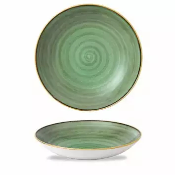 Miska coupe 310 mm, 2,4 l | CHURCHILL, Stonecast Samphire Green