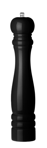 Młynek drewniany do pieprzu 315 mm, czarny | HENDI, 469552
