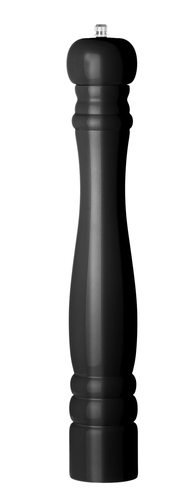 Młynek drewniany do pieprzu 415 mm, czarny | HENDI, 469545