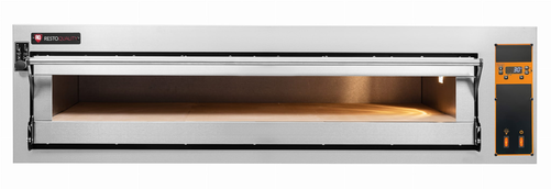 Piec do pizzy 1-komorowy modułowy, 6x pizza 400 mm, 10,2 kW, 1540x985x410 mm | RESTO QUALITY, Bake D