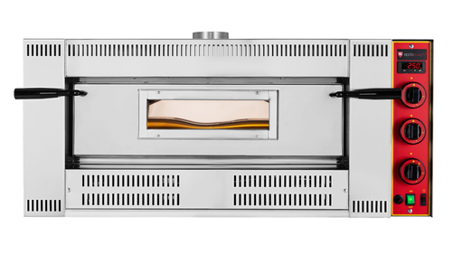 Piec do pizzy 1-komorowy, 6x pizza 360 mm, 22,5 kW, 1095x1300x470 mm | RESTO QUALITY, Gasr XL