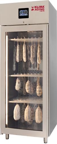 Szafa do sezonowania mięsa, 1-drzwiowa, drzwi przeszklone, 740x850x2115 mm | ZERNIKE, Klima Aging System
