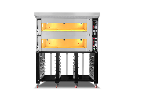 Piec piekarniczy 2-komorowy modułowy, elektryczny, 24,4 kW, 1660x1400x1930 mm | RESTO QUALITY, MD/1400/1