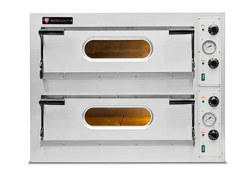 Piec do pizzy 2-komorowy, 8x pizza 360 mm, 12 kW, 950x865x710 mm | RESTO QUALITY, ONE XL