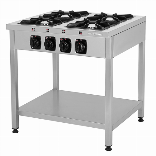 Kuchnia gazowa 4-palnikowa, 800x700x850 mm, 28 kW | RESTO QUALITY, RQ403554