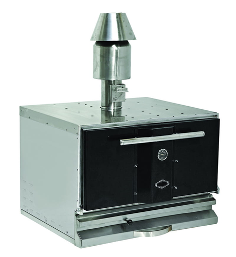 Piec-grill na węgiel drzewny, nastawny 740x745x650/1210 mm | RESTO QUALITY, RQ.PKF