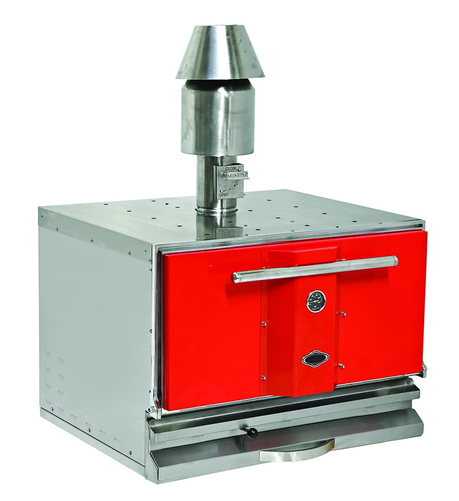 Piec-grill na węgiel drzewny, nastawny 920x850x650/1320 mm | RESTO QUALITY, RQ.PKF