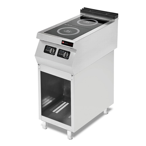 Kuchnia indukcyjna z 2 polami grzewczymi, 400x900x850 mm, 7 kW | RESTO QUALITY, RQ.PLS