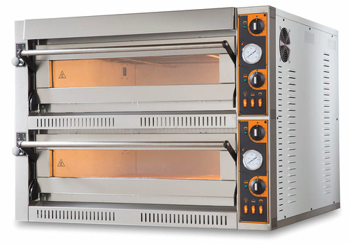 Piec do pizzy 2-komorowy, 18x pizza 360 mm, 27,6 kW, 1310x1265x710 mm | RESTO QUALITY, Top XL
