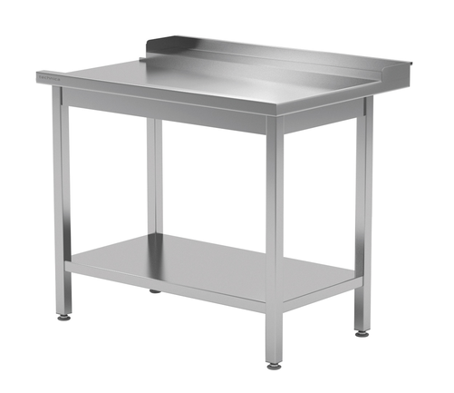 Stół wyładowczy prawy z półką do zmywarki kapturowej 1400x700x850 mm | TECHNICA, 238P1470