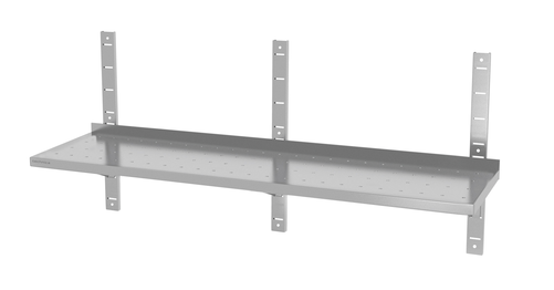 Półka wisząca przestawna pojedyncza, perforowana 1700x400x600 mm | TECHNICA, 3823PE1740