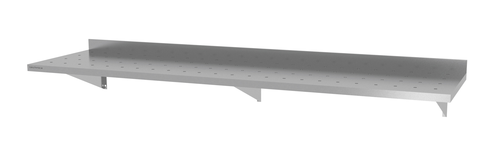 Półka wisząca na konsolach, perforowana 1900x300 mm | TECHNICA, 3833PE1930