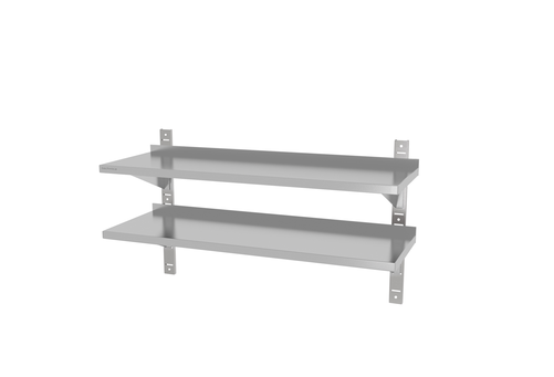 Półka wisząca przestawna podwójna 800x400x600 mm | TECHNICA, 3858040