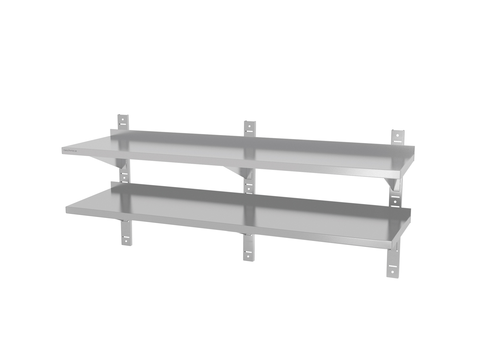 Półka wisząca przestawna podwójna 1700x400x600 mm | TECHNICA, 38531740