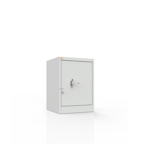 Wzmocniona szafa 1-półkowa, 1-drzwiowa (klasa A) | KART-MAP, Mona070/1/RM