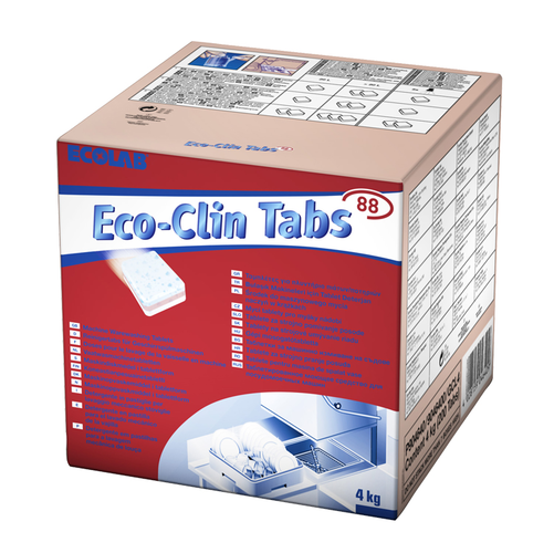 Tabletki do mechanicznego zmywania naczyń 4 kg | ECOLAB, Eco-Clin Tabs 88