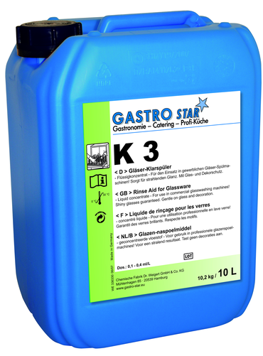 Środek płuczący do szkła, 10 l | GASTRO STAR, K3