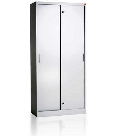 Szafa biurowa 4-półkowa z drzwiami przesuwnymi | KART-MAP, BP/4