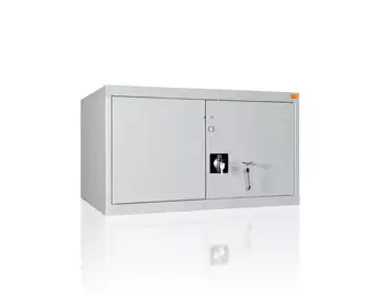 Wzmocniona szafa 1-półkowa, 2-drzwiowa | KART-MAP, Mona050/2/RM