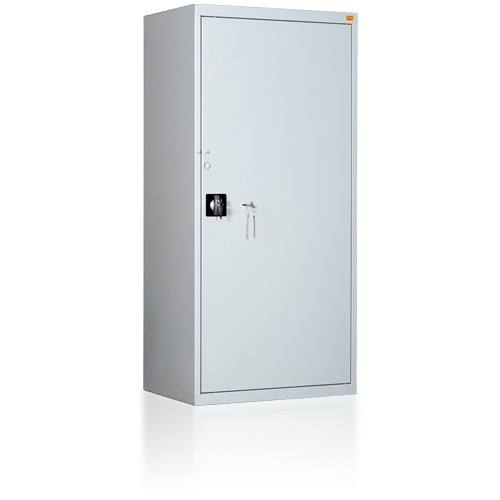 Wzmocniona szafa 4-półkowa, 1-drzwiowa | KART-MAP, Mona150/1/RM