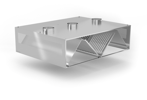 Okap centralny kompensacyjny 1800x1800x450 mm | TECHNICA, 780-K1818