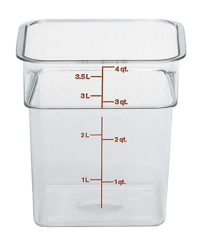 Pojemnik z poliwęglanu 185x185x187 mm, 3,8 l | CAMBRO, Camwear