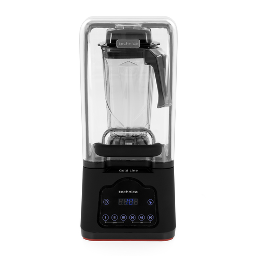 Blender barmański kielichowy z obudową tłumiącą hałas i cyfrowym panelem sterowania 1,68 kW, 230 V, 2,5 l, 260x235x550 mm | TECHNICA, Gold Line