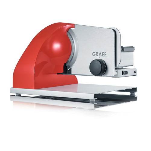 Krajalnica uniwersalna 0,185 kW, 450x335x277 mm, czerwona | GRAEF, SKS 900