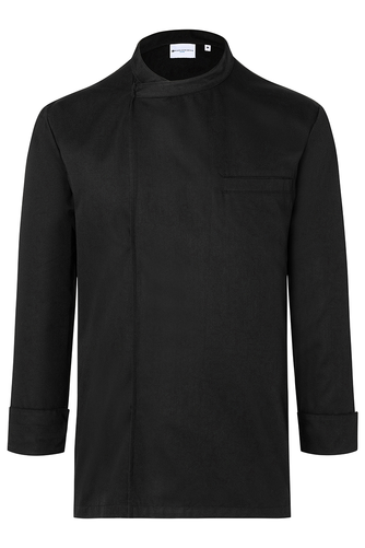 Bluza kucharska męska, rozmiar S, czarna | KARLOWSKY, Basic