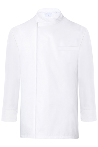 Bluza kucharska męska, rozmiar L, biała | KARLOWSKY, Basic