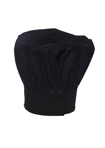 Czapka kucharska onesize, czarna | KARLOWSKY, Jean