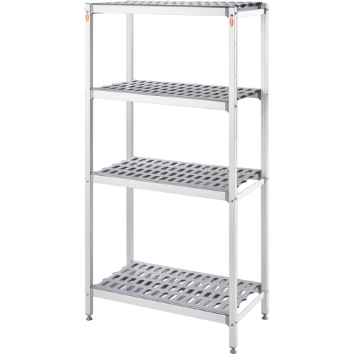 Regał magazynowy aluminiowy, modułowy, 1510x460x1680 mm | STALGAST, 686151