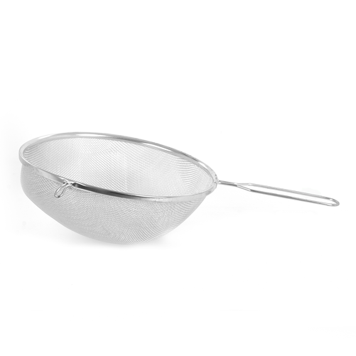 Sito o średnicy 250 mm, z rączkami, ze stali cynowanej | TECHNICA, Silver Line