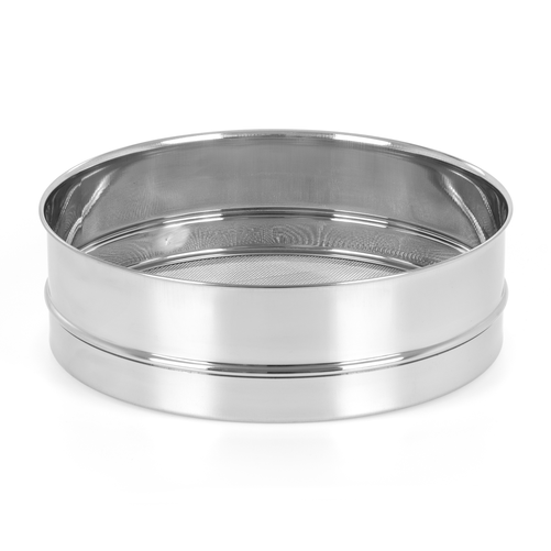 Sito do przesiewania mąki o średnicy 250 mm, ze stali nierdzewnej | TECHNICA, Gold Line