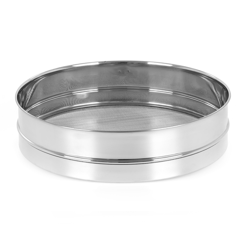 Sito do przesiewania mąki o średnicy 300 mm, ze stali nierdzewnej | TECHNICA, Gold Line