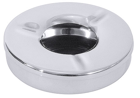 Popielniczka stalowa o średnicy 110 mm | CONTACTO, 215/120