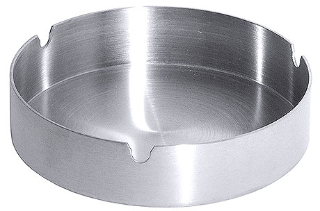 Popielniczka stalowa o średnicy 120 mm | CONTACTO, 537/120