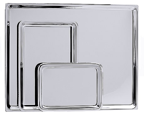 Taca nierdzewna ekspozycyjna295x195x20 mm | CONTACTO, 580/200