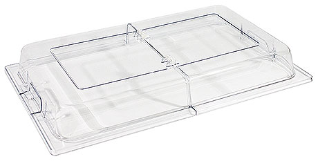 Pokrywa z poliwęglanu, prostokątna GN 1/1 | CONTACTO, 649/530