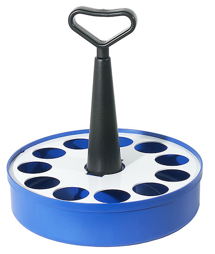 Stojak na 11 szklanek, okrągły, o średnicy do 55 mm | CONTACTO, 1254/011